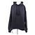 Comme Des Garcons Gestreifter Woll-Hoodie Marineblau