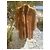 Autre Marque Abrigo largo de piel de visón Castaño Beige Castaña Marrón claro Caramelo - vista 2