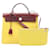 Borsa Hermès Herbag Zip PM D'oro Bordò Giallo