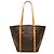 Braune Monogramm Einkaufstasche Louis Vuitton