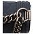 Chanel Blu Grande Flap Boy in Caviar Iridescente Blu navy - vista 8