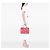 Bolsa Prada Galleria Double Zip em Saffiano Lux rosa médio - vista 6