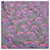 Sciarpa in seta e cashmere Louis Vuitton Nero Porpora  - vista 7
