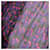 Sciarpa in seta e cashmere Louis Vuitton Nero Porpora  - vista 9