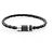 Bracciale Charm Monogram Eclipse Louis Vuitton Nero Argento