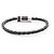 Bracciale Charm Monogram Eclipse Louis Vuitton Nero Argento - vista 2