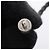 Bracciale Charm Monogram Eclipse Louis Vuitton Nero Argento - vista 5