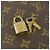 Borsa a mano Ellipse MM Monogramma Louis Vuitton Marrone - vista 3