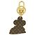 Portachiavi Charm Vivienne Monogramma Louis Vuitton Marrone Rosso - vista 2