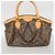 Borsa Louis Vuitton Monogram Tivoli PM Marrone - vista 16