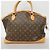 Louis Vuitton Monogram Lockit Horizontale Handtasche Braun - Ansicht 14