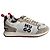 Sneakers Hugo Boss Bianche e Grigie in Pelle e Camoscio Bianco Grigio