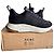 Autre Marque Sneakers neri in tela e camoscio Nero