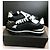 Sneaker Versace Jeans Couture neri in camoscio e nylon Nero Bianco - vista 9