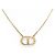 Christian Dior NUOVO COLLIER DIOR 30 MONTAIGNE LOGO CD IN PERLE DI METALLO DORATO D'oro - vista 4