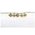 NEUE DIOR-HALSKETTE MIT BLUMEN-CHARMS AUS GOLDMETALL - Ansicht 6