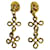 Orecchini Coco Mark di CHANEL D'oro Metallico  - vista 2