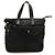 Borsa tote 2 in 1 in nylon e pelle Prada Nero