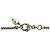 Collana di perle finte Chanel Coco Mark Argento Metallico - vista 4