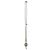 Collana di perle finte Chanel Coco Mark Argento Metallico - vista 6