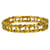 Bracciale Coco Mark di Chanel D'oro Metallico  - vista 5