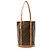 Bucket Borsa a secchiello GM in tela monogramma vintage Louis Vuitton Marrone - vista 3