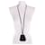 Hermès Clochette Leather Necklace Black  - view 2