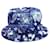 Cappello in Cotone Monogram Louis Vuitton Blu - vista 2