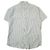 Autre Marque Camicia a maniche corte in cotone e poliestere WHITELAND Bianco Grigio - vista 2