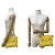 Céline CELINE Belt Bag Leather 2way bag Amarelo - vista 3
