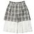 Autre Marque Pantaloncini Toga Check Marrone Grigio