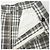 Autre Marque Pantaloncini Toga Check Marrone Grigio - vista 5