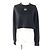 Dolce & Gabbana Cropped Sweatshirt mit DG-Logo von Dolce&Gabbana Schwarz