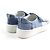 Autre Marque Patchwork-Denim-Sneaker Sergio Rossi Levis sr1 ADDICT Blau - vista 2
