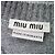 Miu Miu MIUMIU Strickpullover mit V-Ausschnitt Grau - Ansicht 6