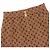 Falda de Lana Monogram Louis Vuitton Castaño - vista 5