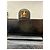 Timeless Chanel Classic Double Flap Media Nera in Pelle d'Agnello Oro 24k Nero - vista 6