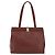 Borsa Vala in pelle stampata Salvatore Ferragamo Marrone