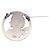 Spilla Chanel Mademoiselle Coco Mark Argento - vista 2