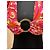 Top Halter de Seda Impresa Dolce & Gabbana Rosa Roja Verde Naranja - vista 4