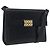 Borsa a Spalla Gancini in Pelle Salvatore Ferragamo Blu Navy Oro Auth 174541 D'oro