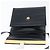 Borsa a Spalla Gancini in Pelle Salvatore Ferragamo Blu Navy Oro Auth 174541 D'oro - vista 15