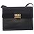 Borsa a Spalla Gancini in Pelle Salvatore Ferragamo Blu Navy Oro Auth 174541 D'oro - vista 2