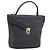 SAINT LAURENT Borsa a mano in pelle nera dorata Auth 174481 Nero D'oro