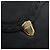 SAINT LAURENT Borsa a mano in pelle nera dorata Auth 174481 Nero D'oro - vista 15