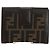 FENDI Zucca Canvas Trifold Wallet Black Brown Auth am11005V - view 3