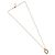 Collana Christian Dior metallo tono oro Auth BA11410 - vista 2