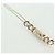 CHANEL Fermaglio per Capelli Valletta metallo Oro Champagne CC Auth LNZ846M D'oro - vista 15