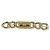 CHANEL Fermaglio per Capelli Valletta metallo Oro Champagne CC Auth LNZ846M D'oro - vista 3