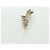 CHANEL Fermaglio per Capelli Valletta metallo Oro Champagne CC Auth LNZ846M D'oro - vista 5
